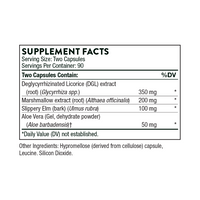 GI Relief Supplement Facts