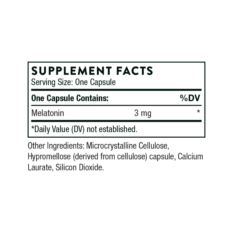 Melaton-3 Supplement Facts